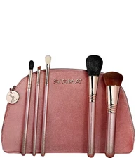 Sigma Modern Glam Brush Set 5 cutting-edge brushes+ beauty bag
