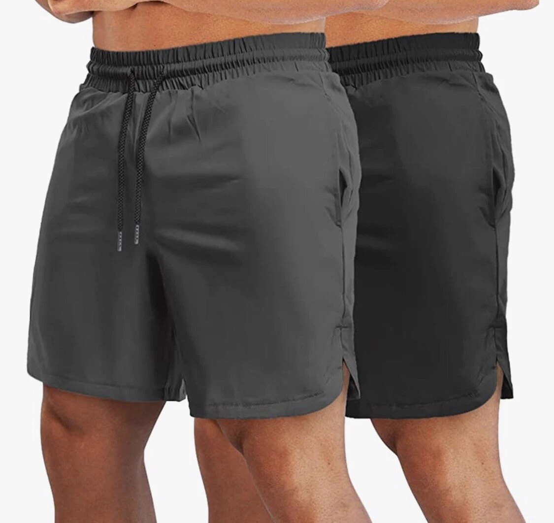 CANGHPGIN Men’s Workout Athletic Running Shorts Pocket Lululemon Look Alike