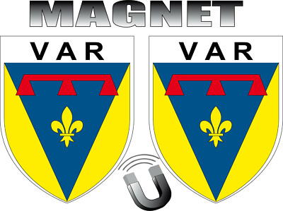 2x MAGNET forme écussons région ANJOU blason ... - eBay
