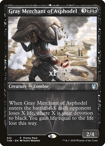 アスフォデルの灰色商人　ロシア語　foil　mtg MTG Magic the Gathering Japanese Gray Merchant of Asphodel 89/249