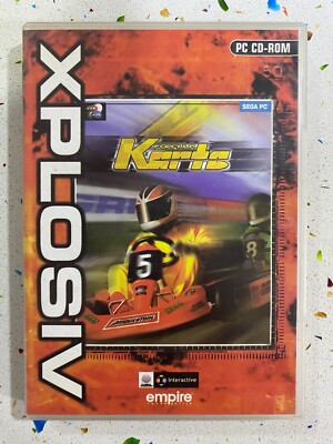 Formel Karts Set PC CD Xplosiv Empire Sega Go-Karting Hoch / Höhe Speed 8 Gleise