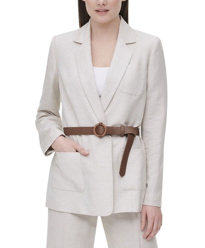 Belted Blazer Jacket Top 