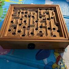 Brio of Sweden Vintage Labyrinth Game Wood Maze 70s Labyrinthspel Original
