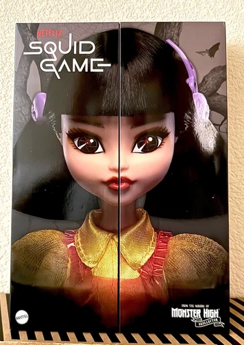 Mattel Monster High Skullector Squid Game Young-Hee doll - NIB