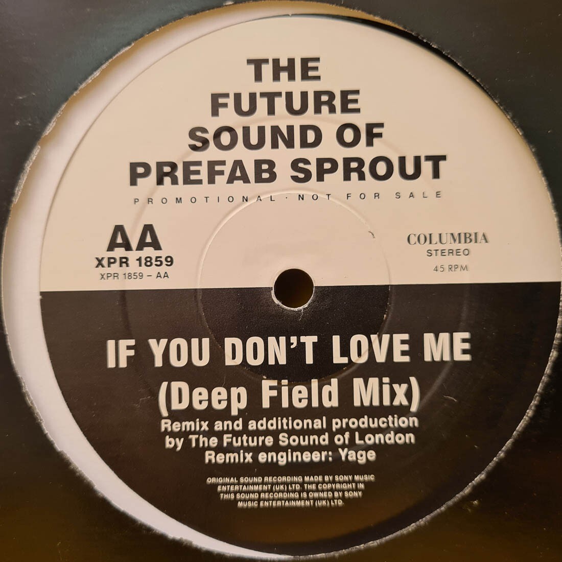 12インチ Prefab Sprout - If You Don't Love Me Extended Mix
