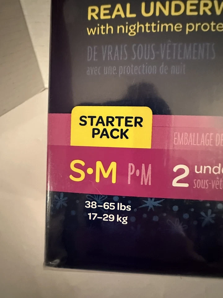 Nuevo GOODNITES TRU-FIT NIÑAS Ropa Interior Protección Nocturna Paquete de Inicio S/M Foto 2 de 4