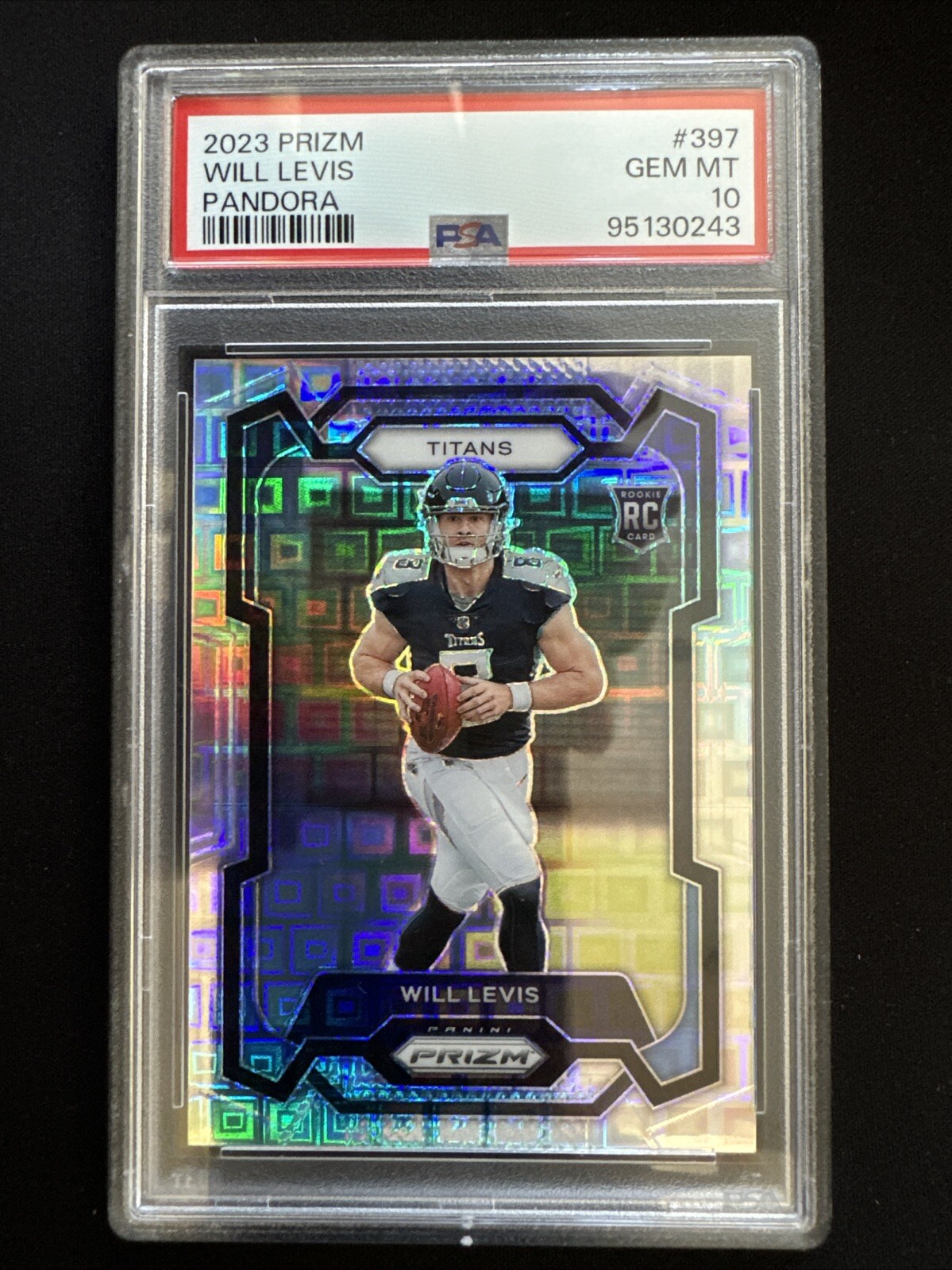 2023 Prizm Will Levis Pandora /400 PSA 10 Gem Mint #397 RC Rookie