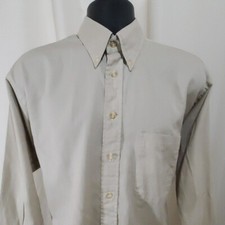 BURBERRY Tan Oxford Shirt Size M
