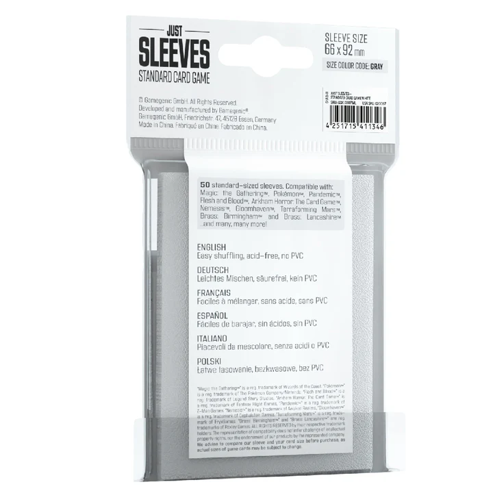 Just Sleeves - Standard Card Game (White)