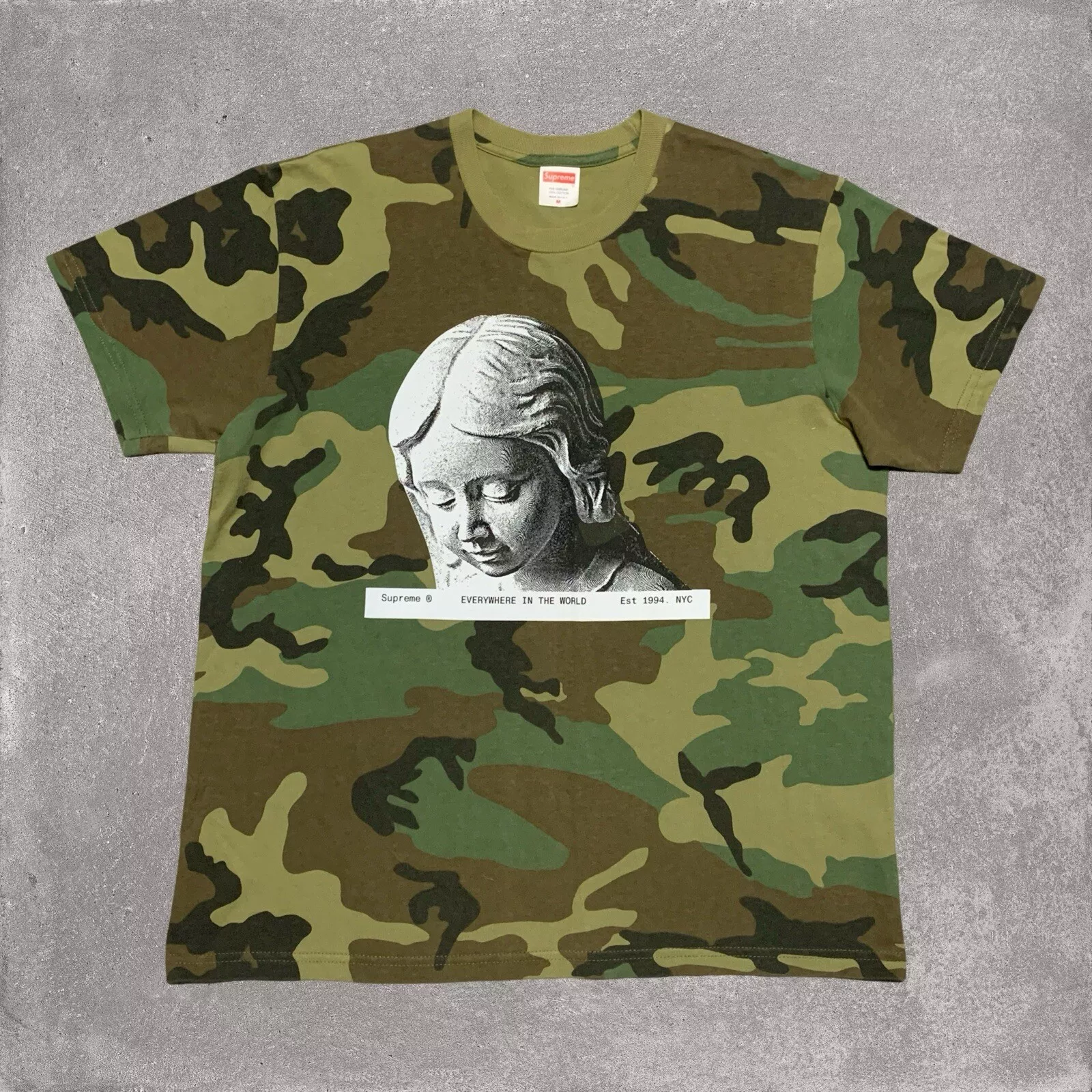 Tee shirt camouflage Supreme Medium Everywhere Woodland 2020