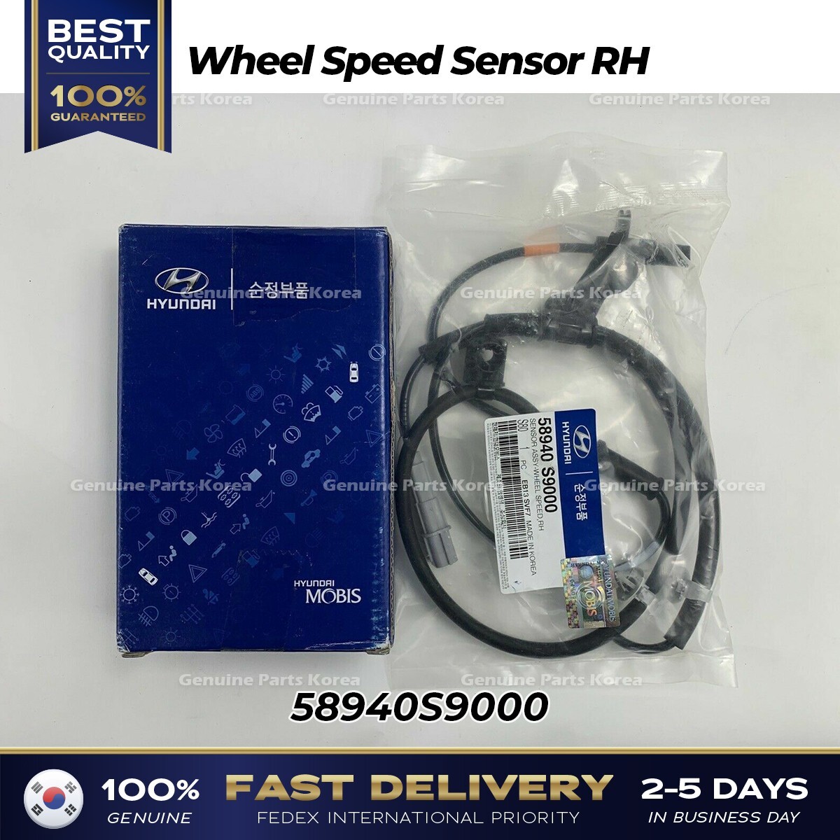 ⭐Genuine⭐ Wheel Speed Sensor RH 58940S9000 for Kia Telluride | eBay