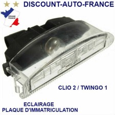 ECLAIRAGE FEUX DE PLAQUE ARRIERE RENAULT TWINGO ET CLIO 2 NEUF -  7700410754