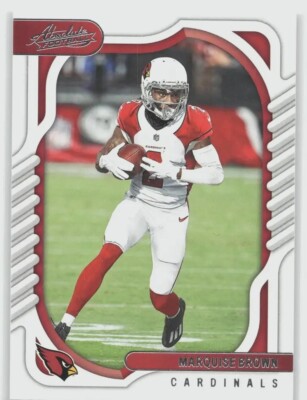 Cardinal Absolute 2022 Panini Absolute #17 Marquise Brown, Oklahoma Sooners, Ravens ...