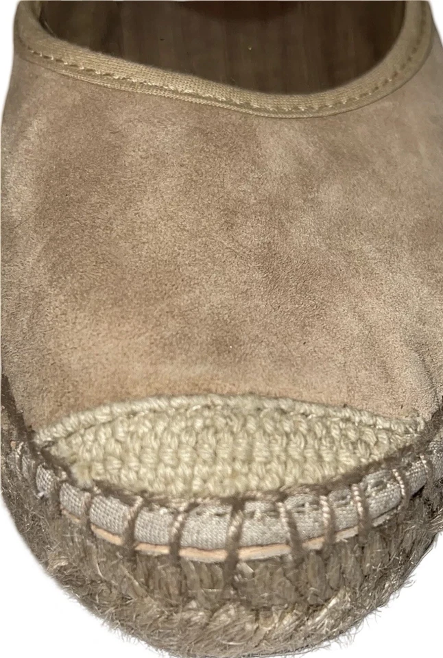 Espadrille de couro marrom PATRICIA GREEN feito na Espanha feminino tamanho 7 - Imagem 4 de 4