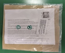 Verachtert N.V. Cushion Back With Zipper 12x12in, 100 Cotton, Color Burlap