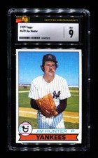 1979 TOPPS #670 JIM CATFISH HUNTER HOF CGC 9 MINT YANKEES