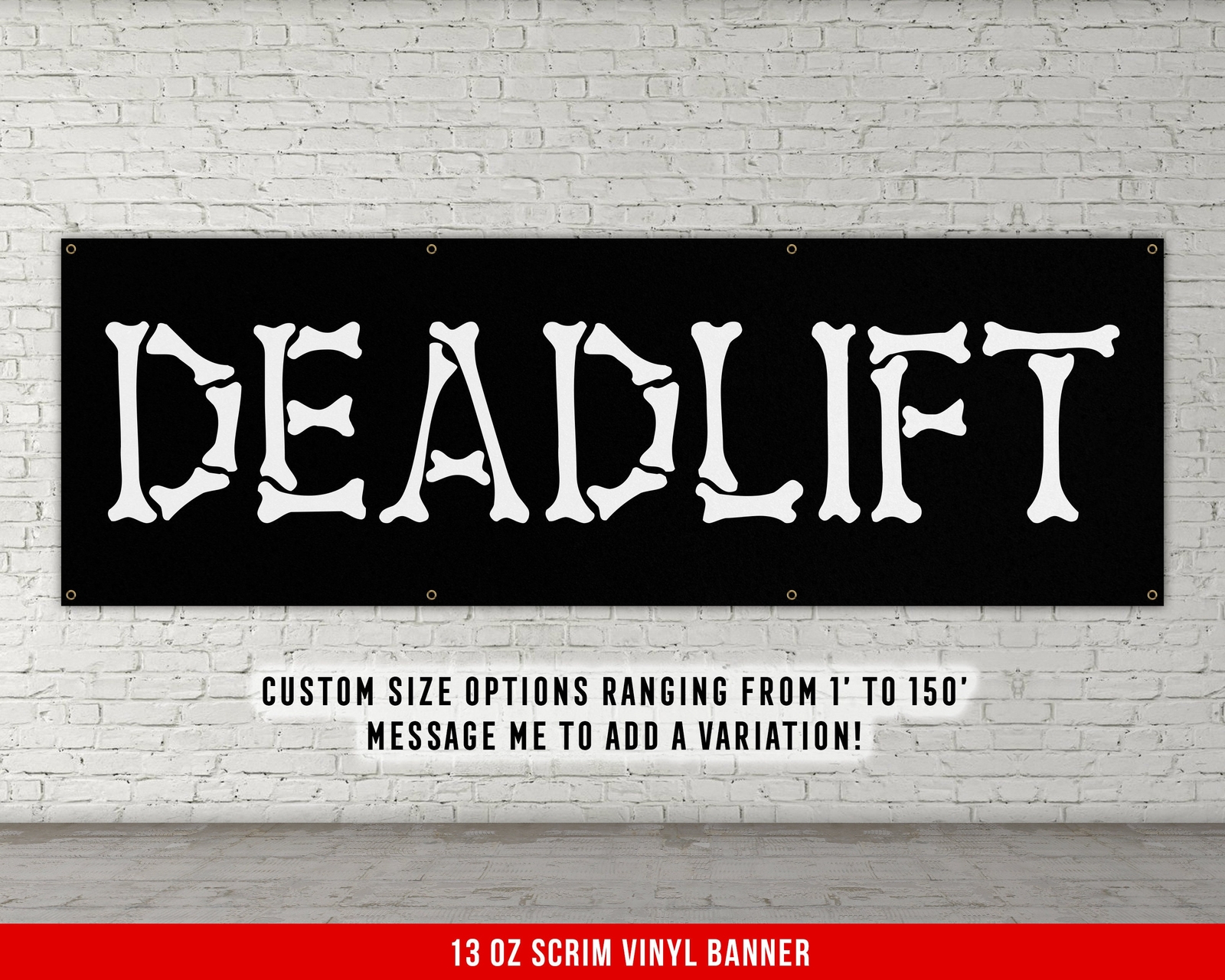 Deadlift Wall Art - Motivational Home Gym Decor