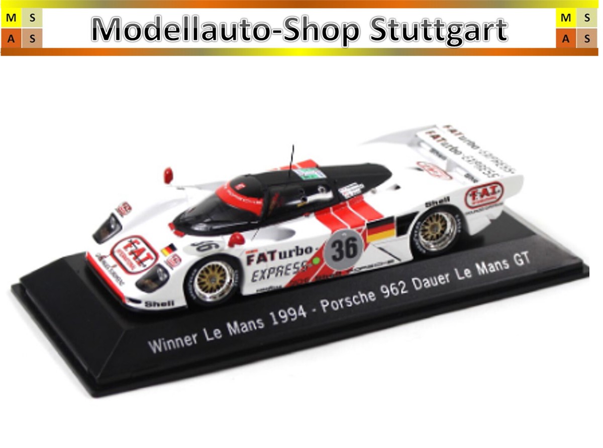 SPARK 1/43 Dauer 962 LM Winner ルマン 1994 Spark 43LM94 Dauer Porsche 962 LM #36 Le Mans Winner 1994
