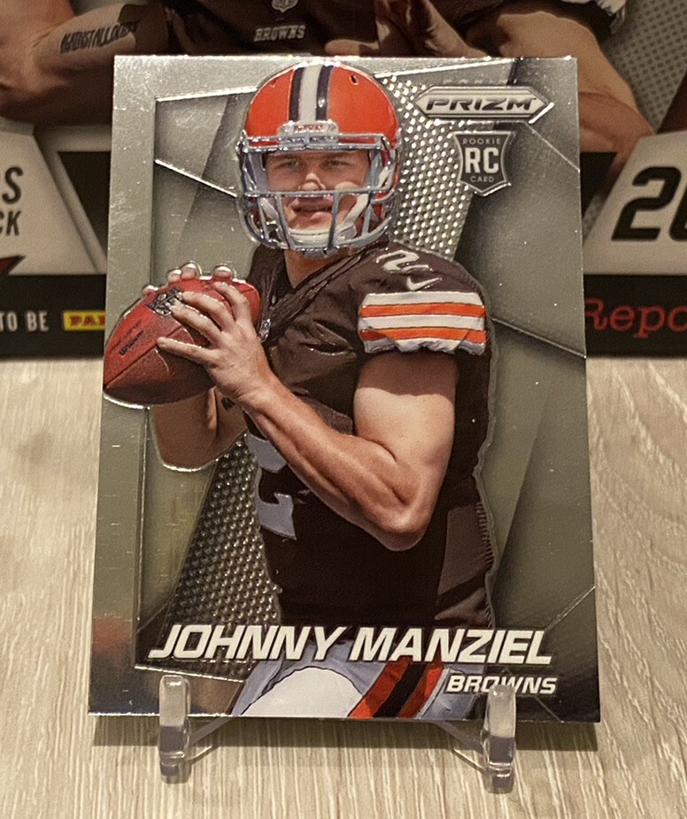 2014 Prizm Johnny Manziel RC #287 Rookie Cleveland Browns - FREE SHIPPING $25