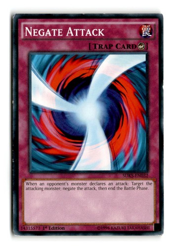 YuGiOh Trap Card Negate Attack SGX1-ENA18 1st Edition Common | eBay