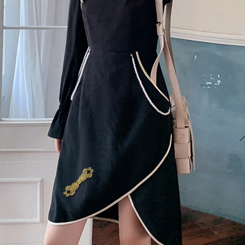 2-Pack DIY Embroidery Large Chinese Knot Frog Buttons Fastener Closure Sewing - Image 4 of 4