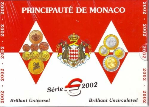 Pièces euro de Monaco pour 2 Euro année 2002