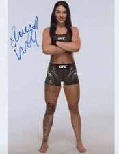 Cheyanne Vlismas UFC authentic signed autographed 8x10 photograph COA