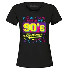 This is My 90's Costume Halloween 1990's Women's T-Shirt Halloween Shirts