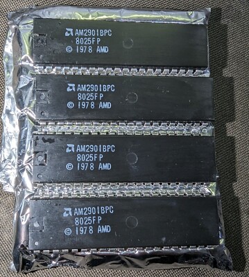 AM2901BPC AMD 4-BIT BIPOLAR MIKROPROZESSOR 1980 INTEGRIERTE SCHALTUNG x4PC