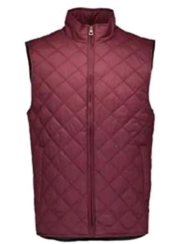 Diamond Quilted Vest Weatherproof Vintage Mens Sz M Red Mahogany winter fall
