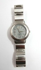 PAOLO GUCCI LADIES STAINLESS SILVER LINK BAND WATCH WITH ORIGINAL BOX, PG846WGIP