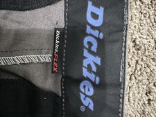 Dickies Mens Pants NWT Flex Twill Work Skinny Fit Straight Leg Grey Size 30