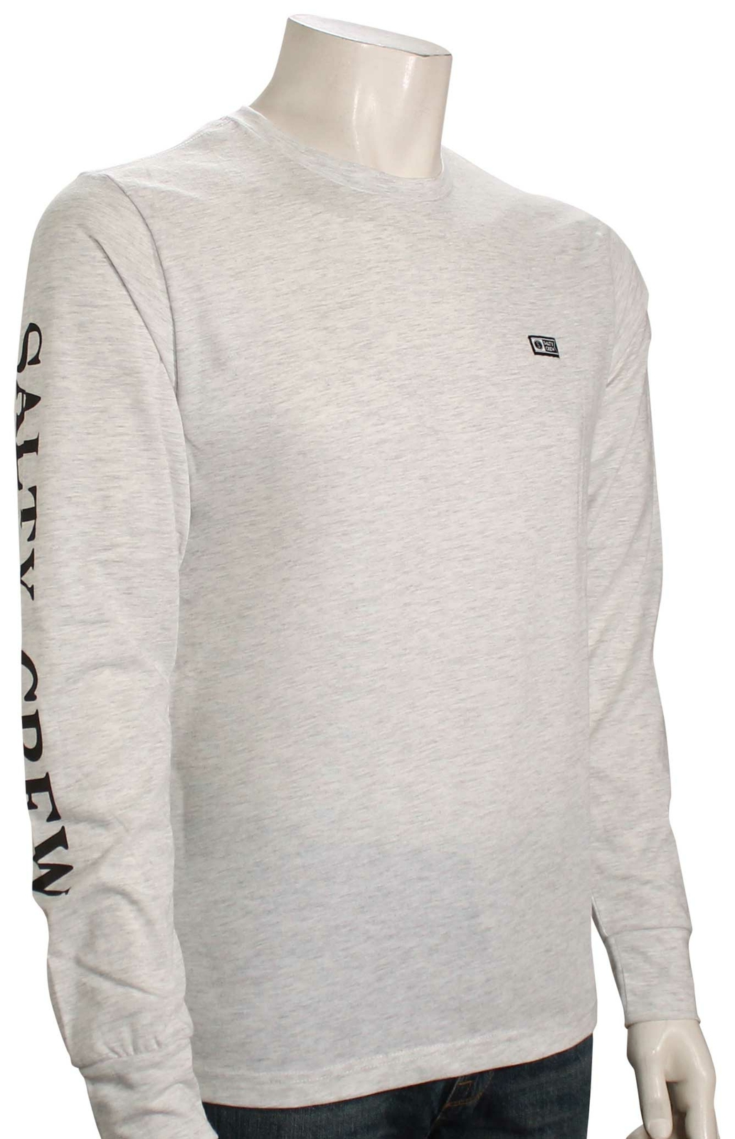 Футболка Salty Crew Deckhand LS Tech винтажный белый новинка 8890₽
