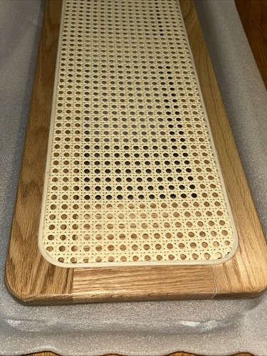 Solid Natural Walnut Rattan Woven & Wood Bench,Shoe Stool,plant Stand, NEW!!! - Picture 8 of 19