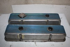 Cal Custom Vintage Finned Sbc Valve Covers 40-2300 Chevy Performance 350 Mt