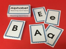 Alphabets Matching Cards Game - Cards for Learning Centers - Cards  Box