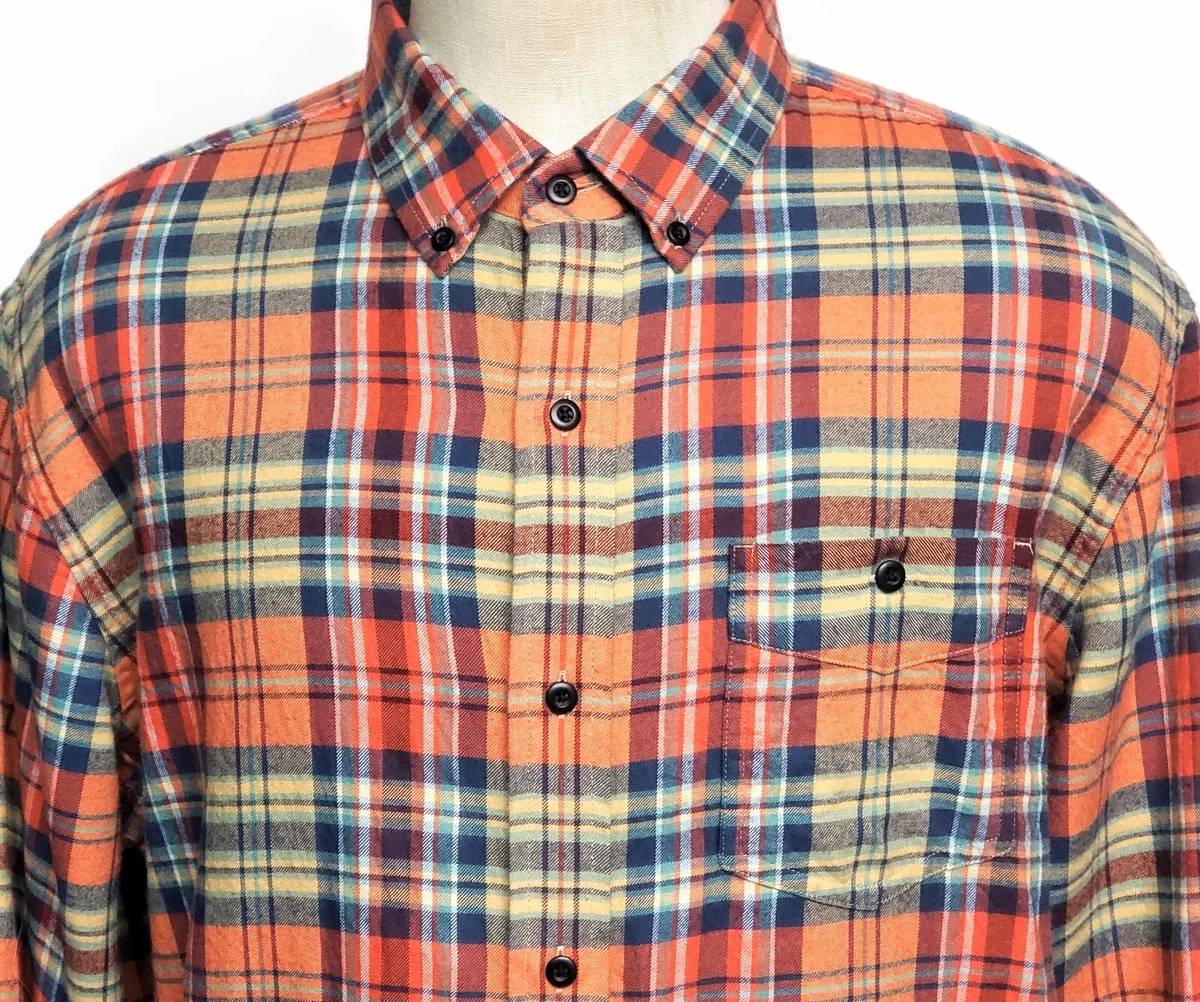 mens fitted flannel