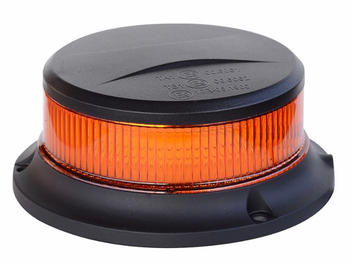 Lampeggiante a 18 LED 12-24V base piana