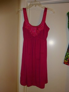 fuschia sundress