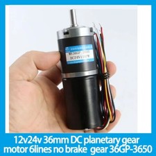 12v24v Planetary Gear 3650 Low Speed Speed Regulation Large Torque Small Motor