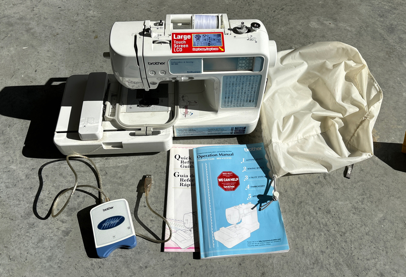 Brother SE 350 Sewing and Embroidery Machine 12502648093 eBay