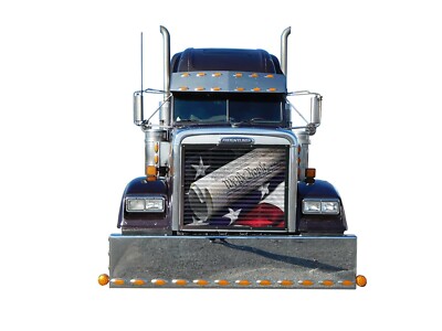 Designer ''We The People'' Mesh Bug Screen for Freightliner Classic, XL/ 120/ 132