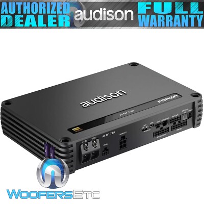 AUDISON FORZA AFM1.7BIT 1200W RMS MONOBLOCK AMPLILFER 7-CHANNEL DSP CAR AMP NEW