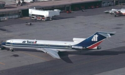 Air Transat Canada Boeing 727-200 C-GAAD postcard