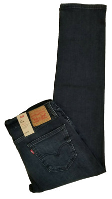 Levi's 511 Men's Slim Fit Advanced Stretch Jeans 34x32 #113980 W34/L32 Dark Blue