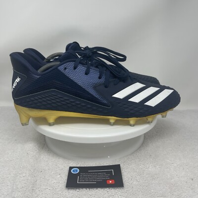 Size 13 adidas SM Freak Carbon Low RFS Football Cleats Navy/Gold NEW D97809 #39 Size 13 adidas SM Freak Carbon Low RFS Football Cleats Navy  main image 2