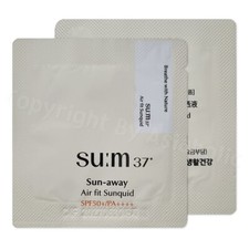 SU:M37 Sun-away Air Fit Sunquid 1ml 10pcs  140pcs Sample Sum37 Newest Version