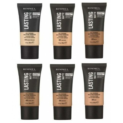 Rimmel Lasting Matte Full Coverage Grundierungscreme - Wählen Sie Ihre Farbe