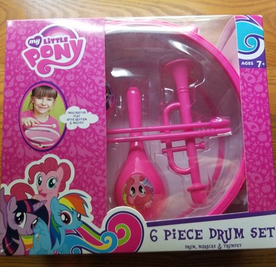 my little pony drum set