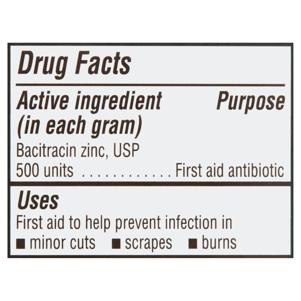 Equate Bacitracin Zinc USP Ointment, First Aid Antibiotic, 1 oz - Image 4 of 4